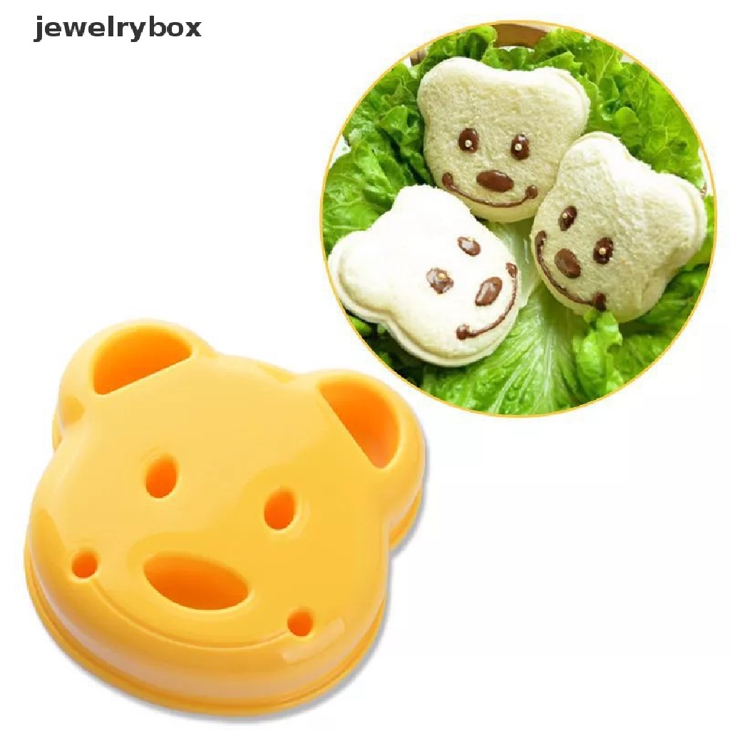 (jewelrybox) Cetakan Kue / Roti / Biskuit / Sandwich DIY Bentuk Beruang