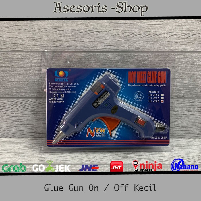 

HJK Glue Gun / Lem Tembak on/off *kecil Pestol Lem Tembak Alat Lem Tembak Kecil Glue Gun Kecil Biru