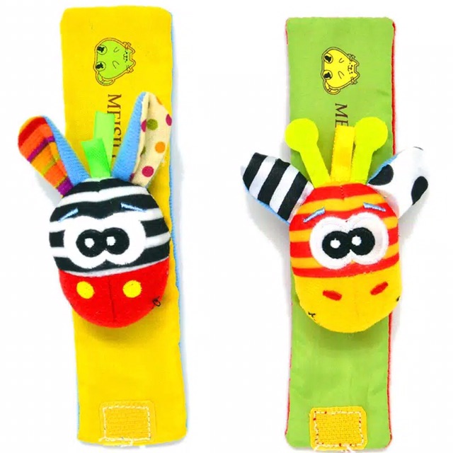 Rattle / Gelang Rattle Bayi / Gelang Kerincing Kaos Kaki Kerincing Boneka Rattle Baby Socks Edukasi-3
