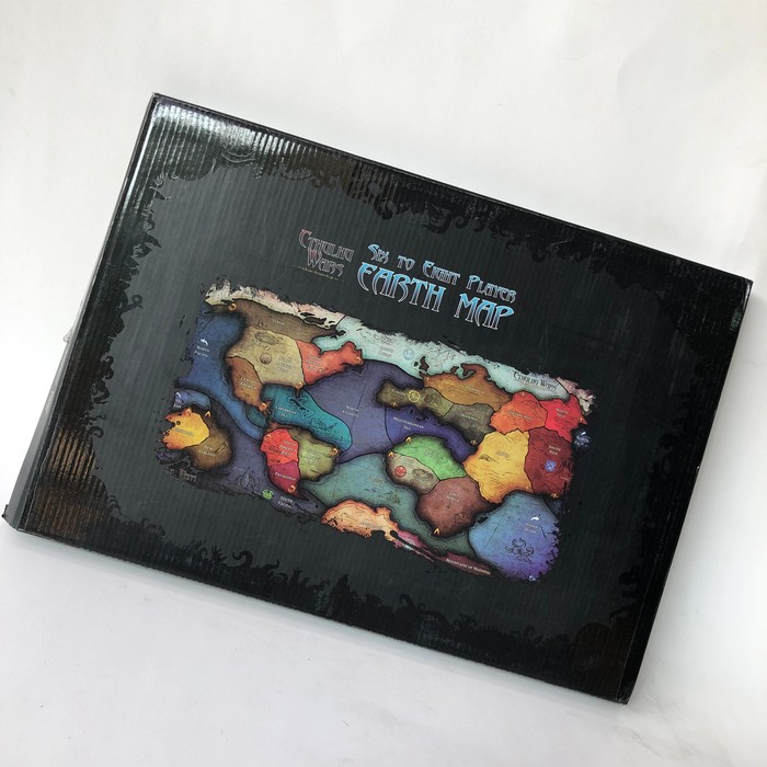 Cthulhu Wars : Six to Eight Players Earth Map (Am-34)