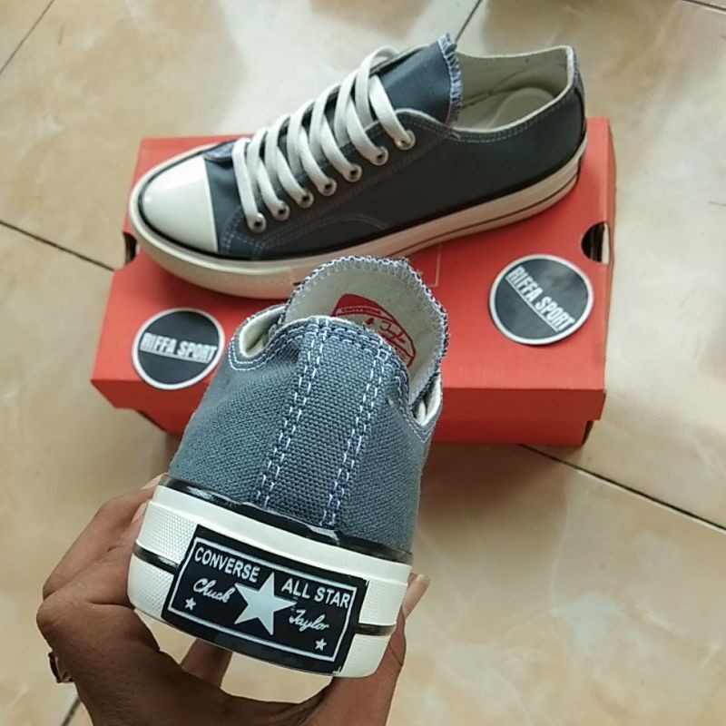 SEPATU SNEAKERS PRIA 70s XPREME FOOTWEAR - SEPATU SNEAKERS 70s GREY LOW  ORIGINAL - SEPATU SEKOLAH