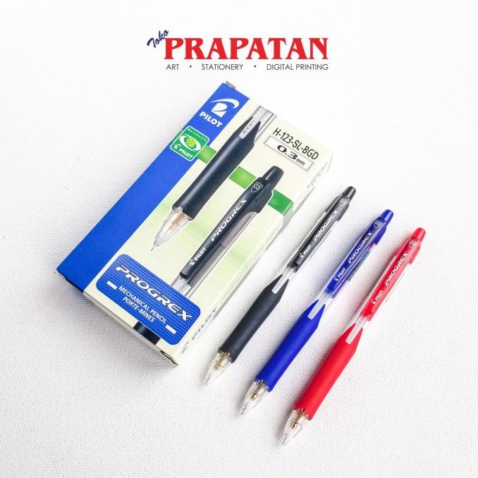 

PILOT MECHANICAL PENCIL 0.3MM H-123 / PENSIL MEKANIK PILOT - HITAM