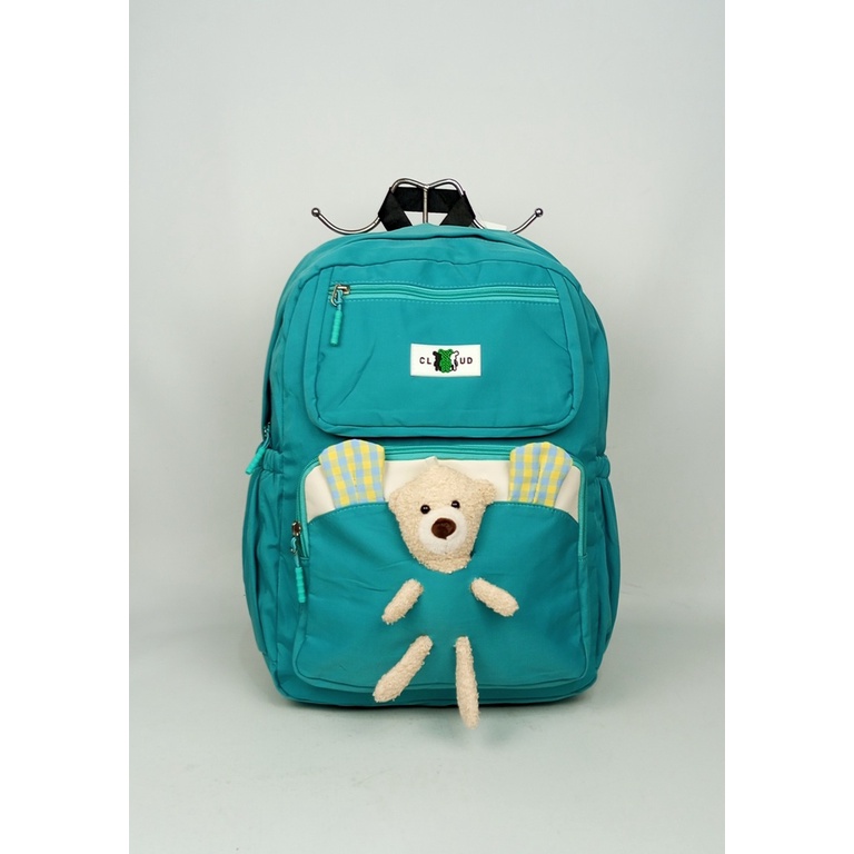 STANDARD MATERIAL / TAS KOREA FASHION / RANSEL KOREA TRENDY / TAS KOREA IMPORT/ RANSEL KOREA SEKOLAH / TAS SEKOLAH KOREA / TAS KOREAN / RANSEL SEKOLAH CEWEK FREE PIN BROSS + BONEKA TERMURAH!