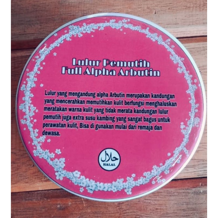 LULUR ALPHA ARBUTHIN (GK SKINCARE)