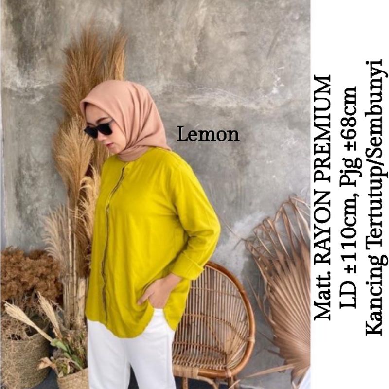 Maudy Shirt RAYON PREMIUM LD ±110cm