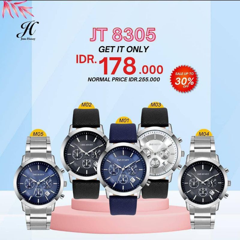 Jimshoney Jam tangan pria JT8305