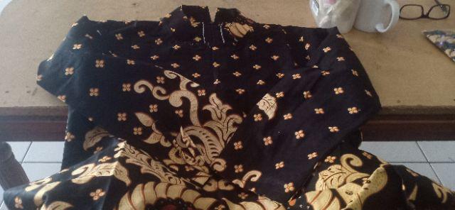 Batik Pekalongan Fashion Tunik Serut Kembang Gurita Mat.katun Prima