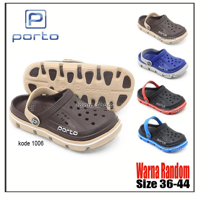 Porto Sandal Selop Bakpao 36-44 Laki / Sandal Selop Karet Waterproof Murah / Sandal Ringan