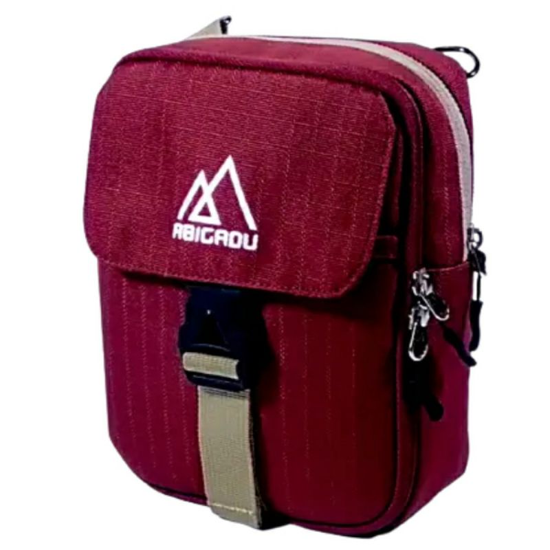 Tas selempang/slingbag pria &amp; wanita  casual maroon | Abigadu