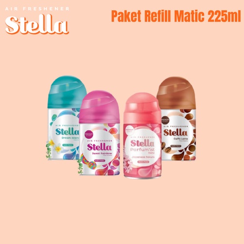 STELLA MATIC REFILL PREMIUM PENGHARUM RUANGAN 225ml