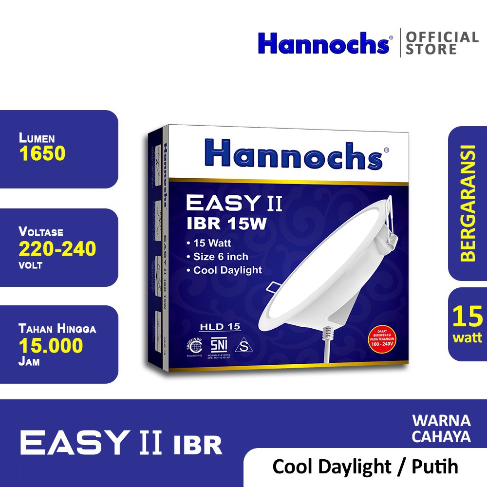 Lampu Downlight LED Hannochs Easy II IBR 15W