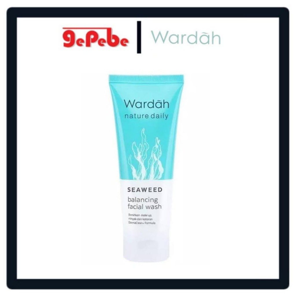 Wardah Nature Daily Seaweed balancing Facial Wash 60ml