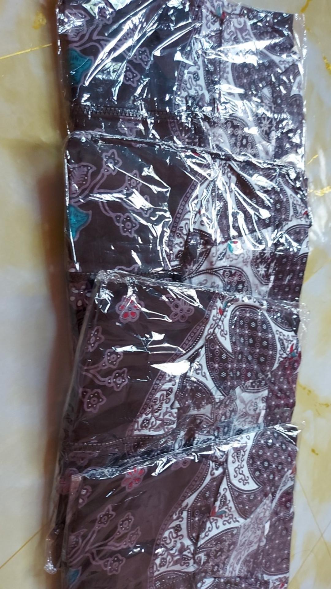 Batik Couple_maora Sania Ruffle Batik Couple Ori Ndoro Jowi Dnt Garansi Termurah