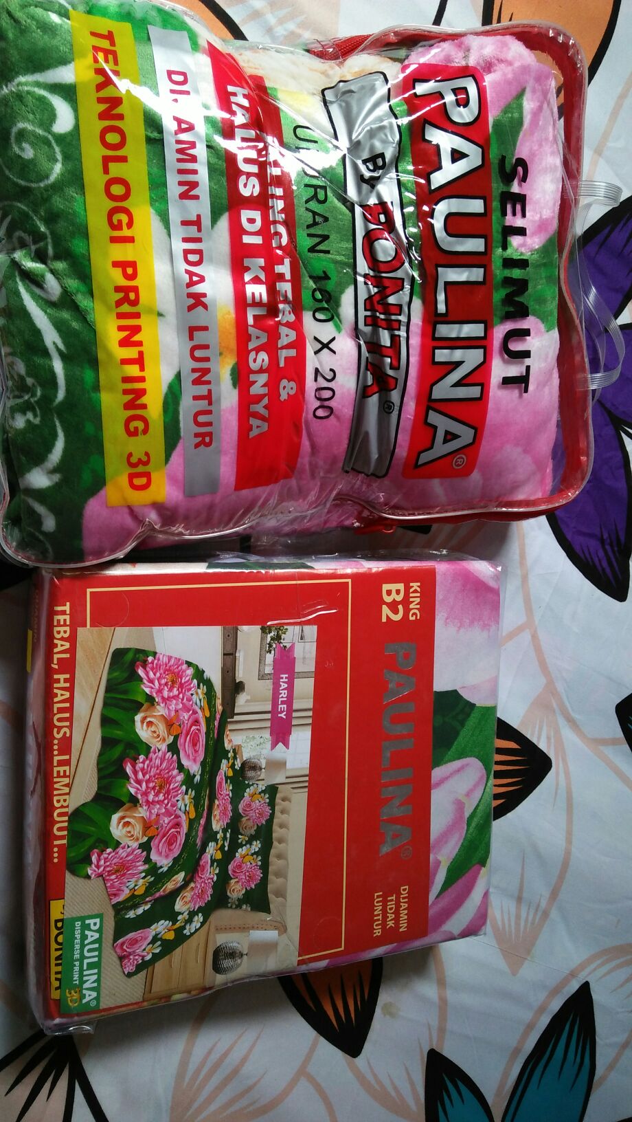 Selimut Paulina By Bonita Tebal, Halus Dan Lembut