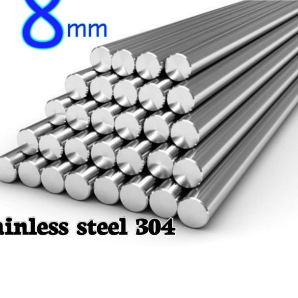 ⅍ as / round bar 8mm stainless #304 ➩
