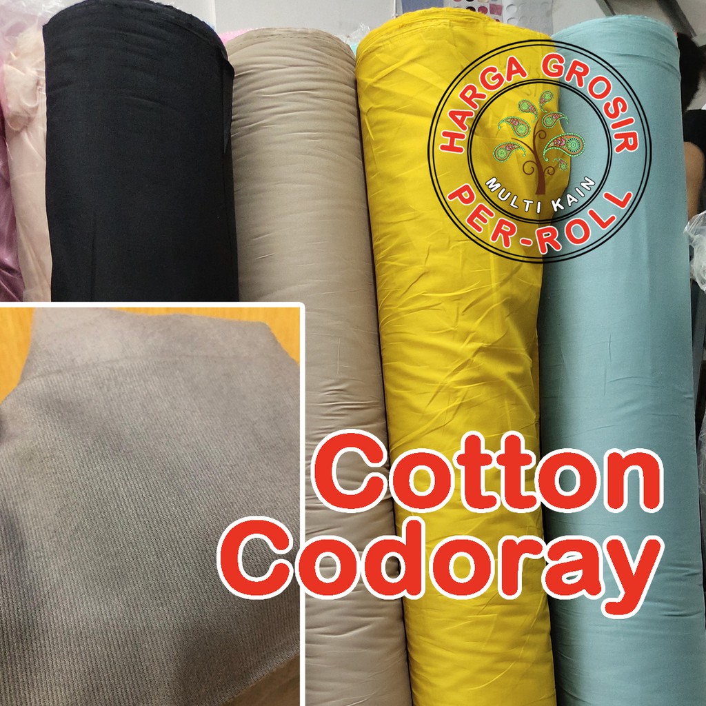 Bahan Multi Kain Full Katun Baby Codoroy Codoray Kodoroy Kodoray 1 Roll 50 Yard