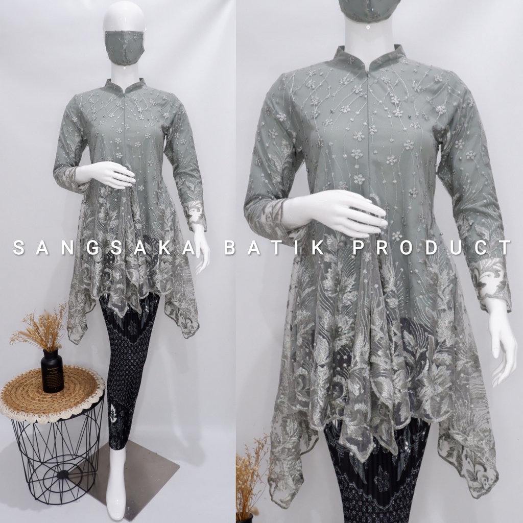 Kebaya tunik brokat / kebaya modern / kebaya busui /  kebaya favorite / kebaya sanghai