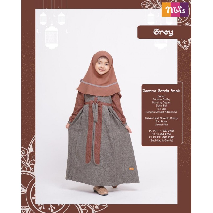 GAMIS ANAK SARIMBIT DEANNA NIBRAS