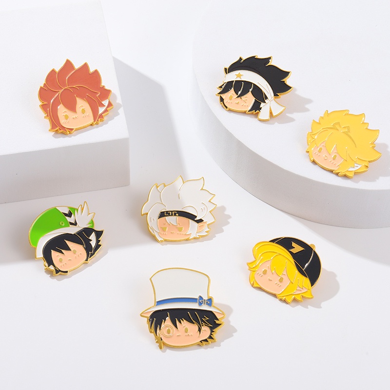 Bros Pin Enamel Bentuk Karakter Kartun Anime Jepang Untuk Hadiah