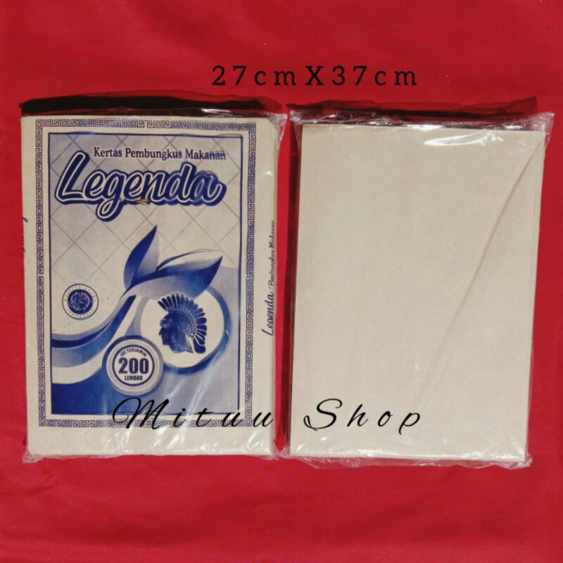 

Kertas Nasi Legenda Besar/Kertas Pembungkus Nasi/Kertas Nasi Besar/Kertas Nasi Besar