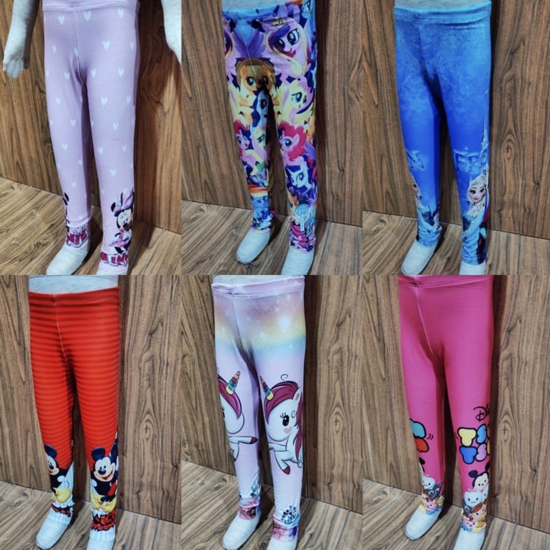 Legging printing karakter lucu , legging anak , legging karakter , legging premium