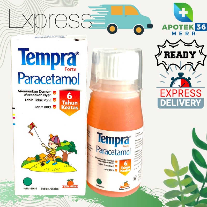 TEMPRA FORTE SIRUP ORANGE JERUK 60ML