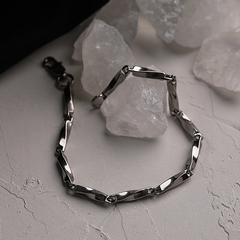 Gelang Bahan Titanium Steel Untuk Unisex