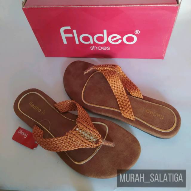  Size 37 38 Sandal  fladeo  wanita  fladeo  sandal  japit 