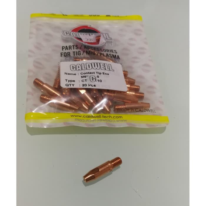 Mig Contact Tip Las Mig M6X25 Contact Tip Mig Kontak Tip M6X25