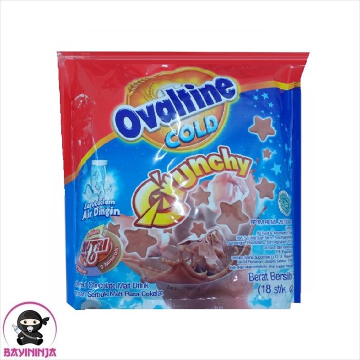 

OVALTINE Cold Crunchy Chocolate Malt Drink 18 x 32 g T-Ninjabayi 01