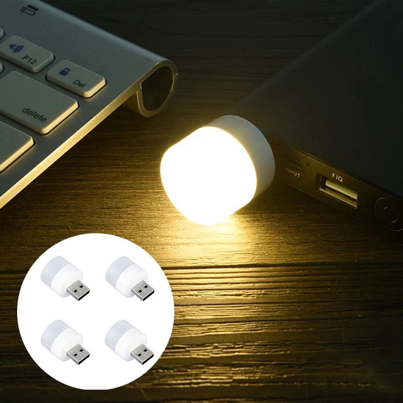 Lampu Baca LED Mini Tenaga USB Dengan Proteksi Mata Untuk Notebook / Laptop / Meja / Power Bank