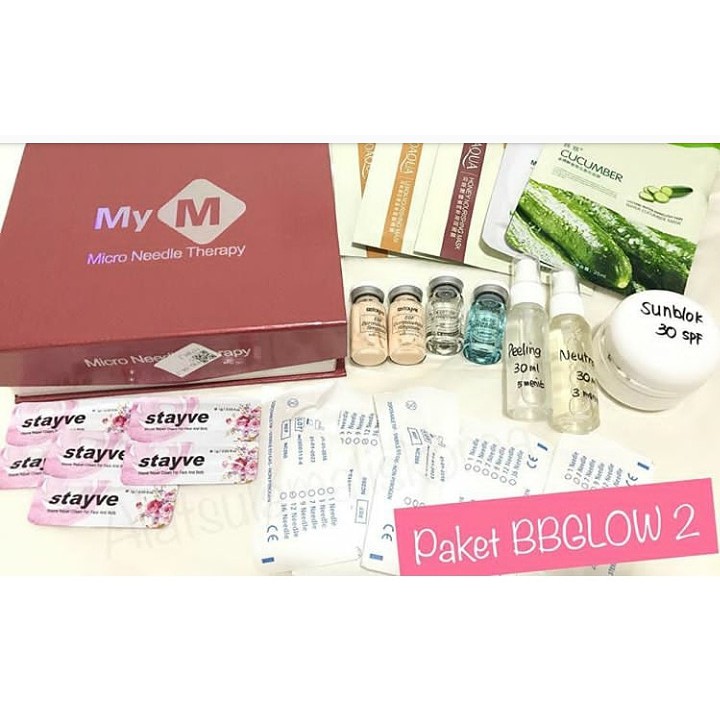 PAKET BBGLOW LENGKAP - Dermapen MYM / DR.Pen