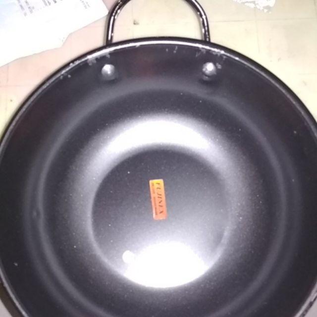 Kuali Hitam 20cm / Kuali Hitam / Katel Hitam / Wok Hitam