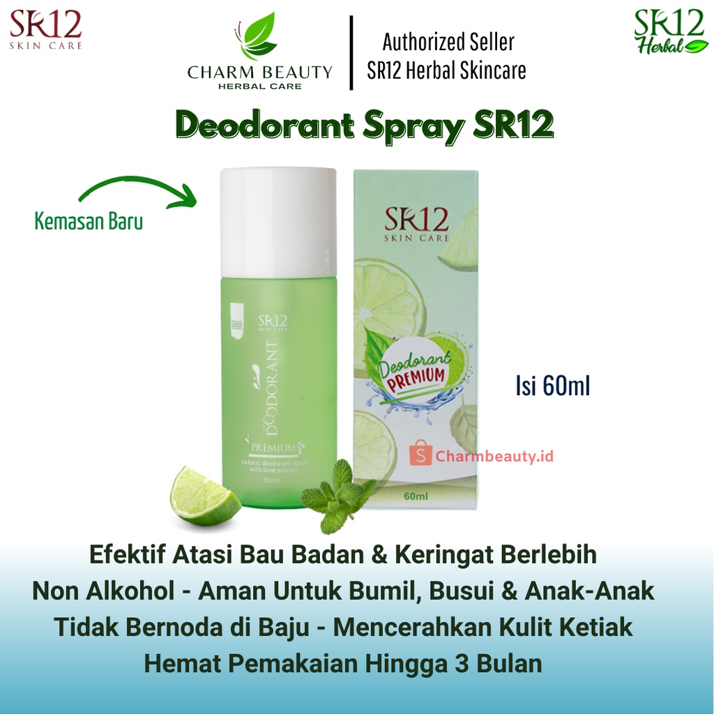 SR12 Paket Nagita Slavina Whitening Moisturizing Cream Deodoran Spray pelembabpemutih wajah badan bpom anti aging anti bau badan keringat berlebih original