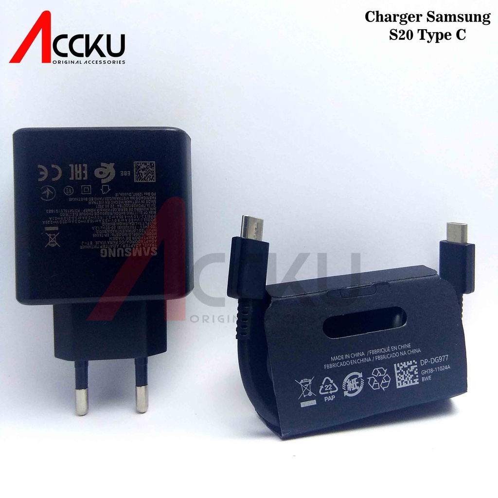 SAMSUNG S20 - CHARGER SAMSUNG GALAXY S20 S20+ S20 ULTRA ORIGINAL 100% SUPER FAST CHARGING 45 WATT C TO C