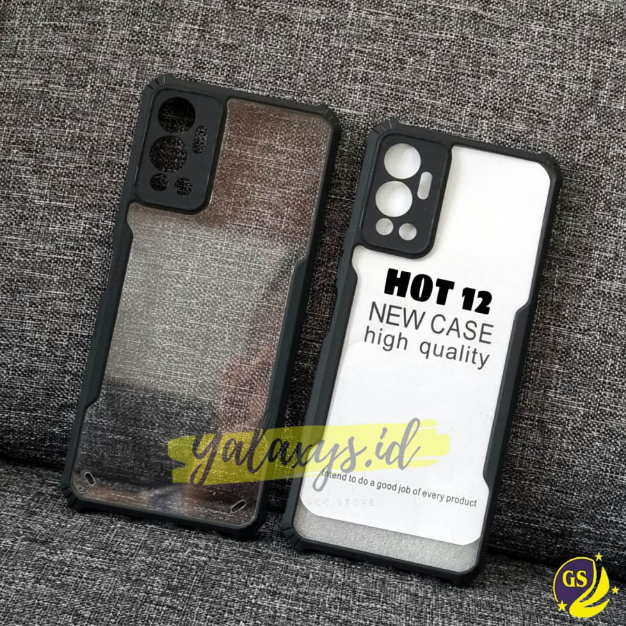 Case Bumper XUNDD Infinix HOT 30 PLAY  Note 12 10 Pro Hot 30i 10s 11 12 12i 12 Play 10 9 8 Play Zero 8 Smart 6 5 4 2021 Camera Protection Case Armor Fusion Shockproof Premium Transparan Casing Mika