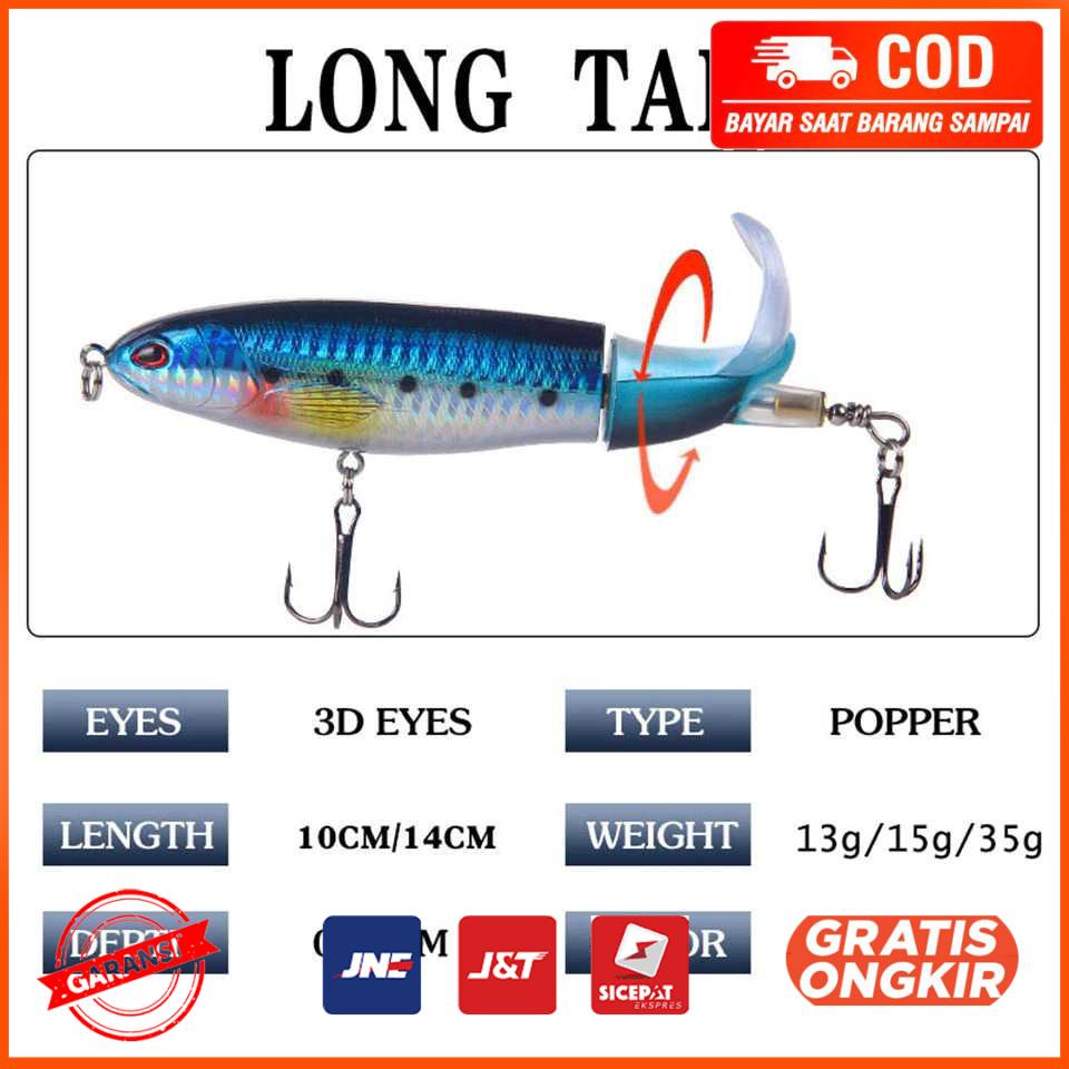 Umpan Pancing Fishing Lure Ikan Long Tail 13G SCF3109