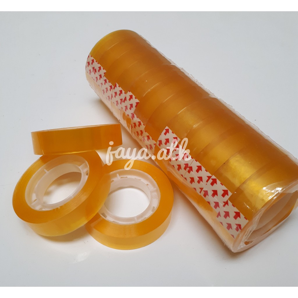 Solasi Bening Kecil - Isolasi Kecil 12mm  x 25 Yard