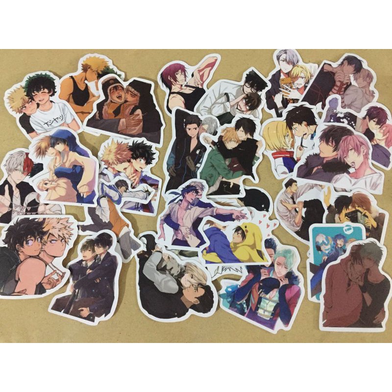 STIKER BL YAOI ANIME MANGA MANHWA MIX RANDOM