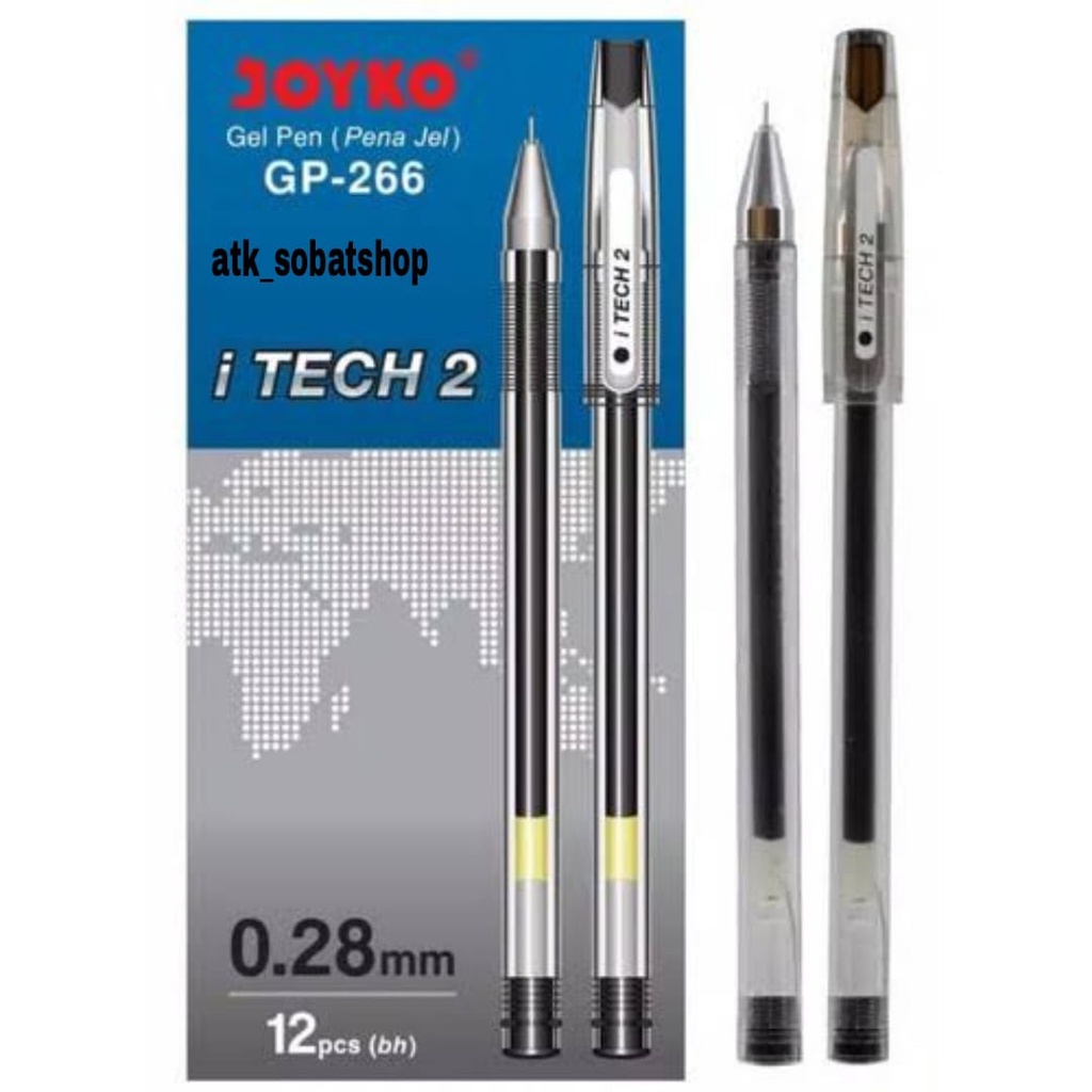 

Pen/Bolpen/Pulpen Gel Joyko BP-266 I-TECH 0.28mm (/PCS)