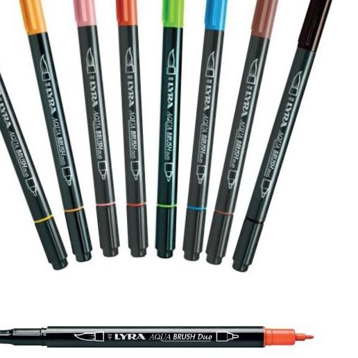 

Best Seller!! (fwr-1272) Lyra Aqua Brush Duo - Dual Brush Pen (Variasi 2)