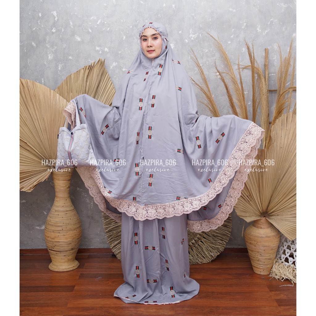 MUKENA DEWASA RAYON BORDIR GHALIYA JUMBO