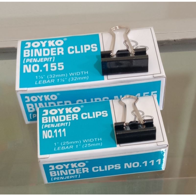 

Binder clips joyko 111- 155