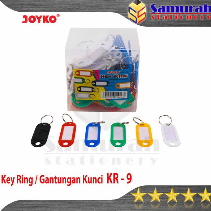 

BAYAR DITEMPAT Key Ring Joyko KR-9 / Gantungan Kunci Loker KR 9 / Label Tag Nama SPECIAL Kode 761