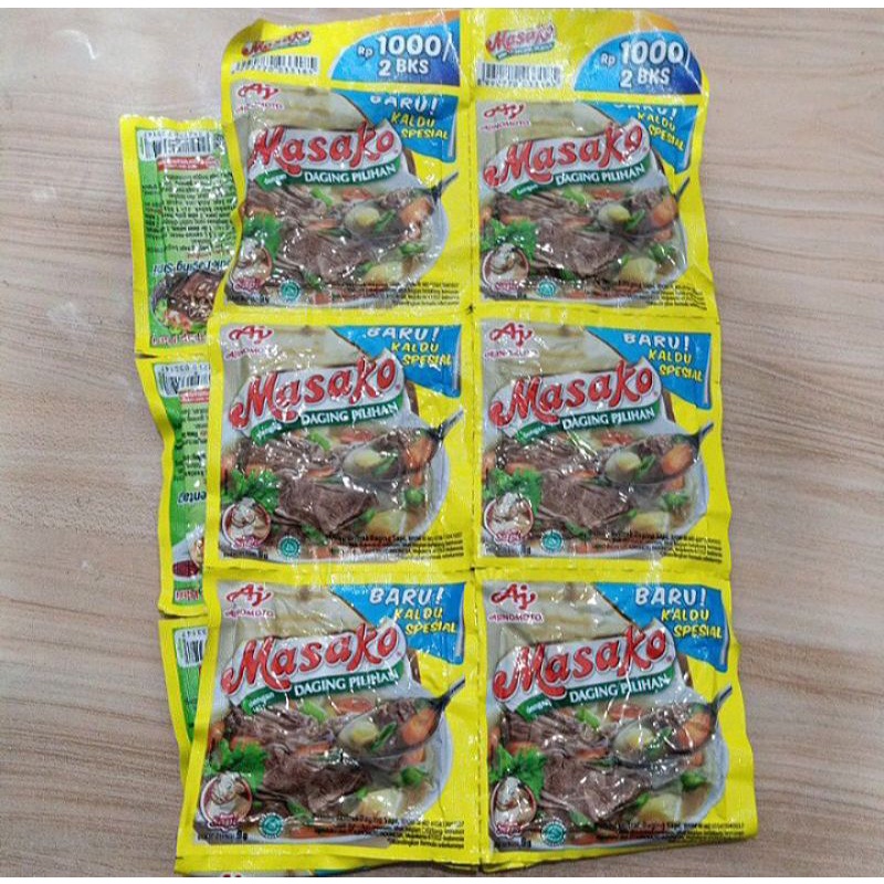 

Masako Rasa Sapi Kemasan Eceran Sachet 9 gr