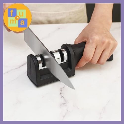 Alat Asahan Pengasah Penajam Pisau Gunting Profesional Tajam Dalam 5 detik / Alat Pengasah Pisau dengan Pegangan Ergonomis / Alat Penajam pisau / knife sharpener