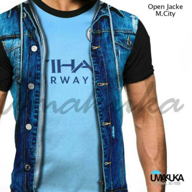 Kaos 3D Open jacket city