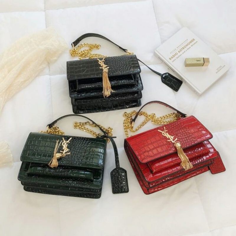 1139 TAS SELEMPANG BRANDED YSL WANITA / TAS IMPORT BATAM MURAH/ TAS FASHION / SLINGBAG / TAS WANITA