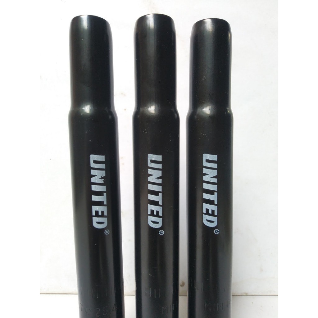 United seatpost 25.4 tiang sadel sepeda panjang 30cm