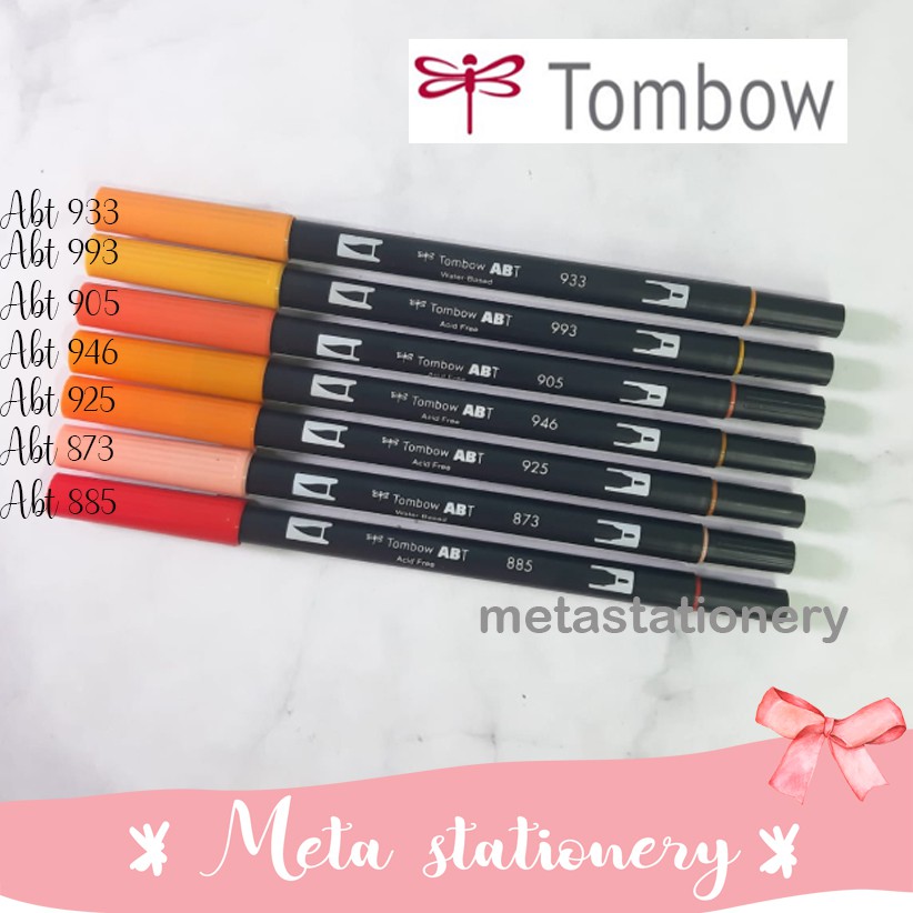 

ABT Tombow Dual Brush Pen warna Orange